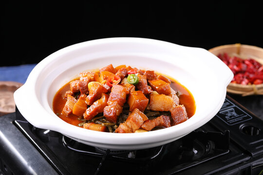干豆角红烧肉