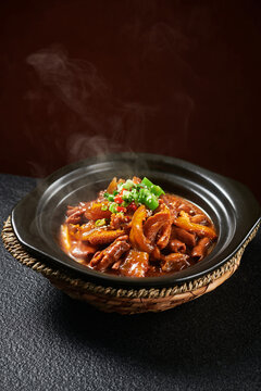 砂锅牛三鲜