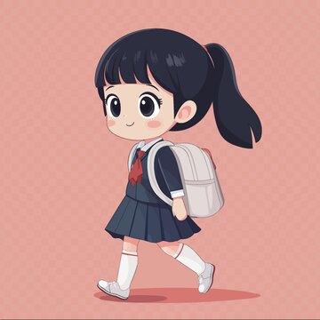 Q版小学生小朋友