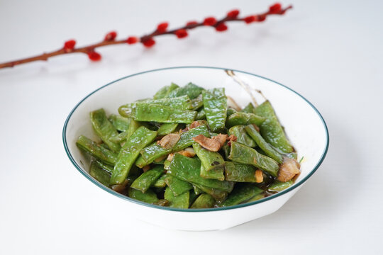 扁豆角炒肉