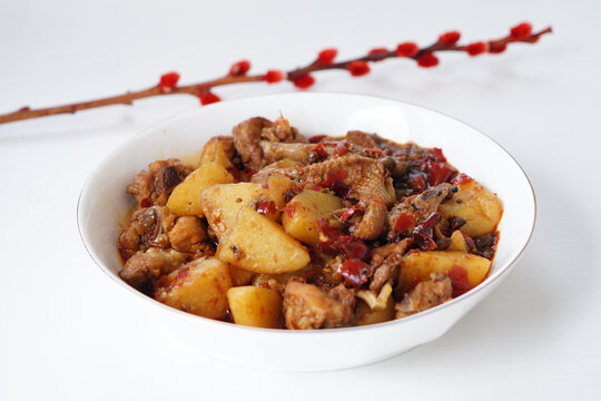 土豆烧鸡块