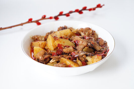 土豆烧鸡块