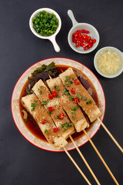 麻酱面筋串