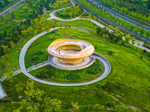 生态湿地公园造形建筑
