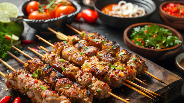 各种烤肉串