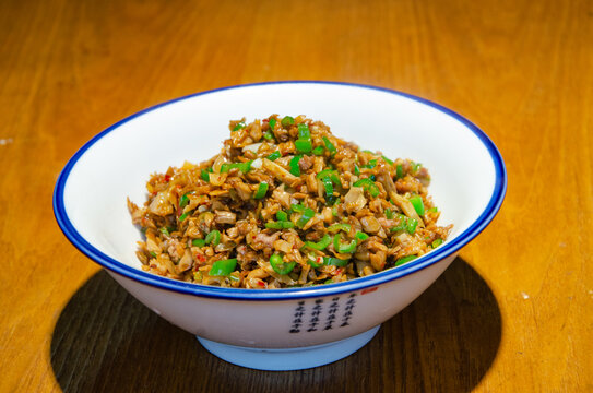 青椒炒卜豆角