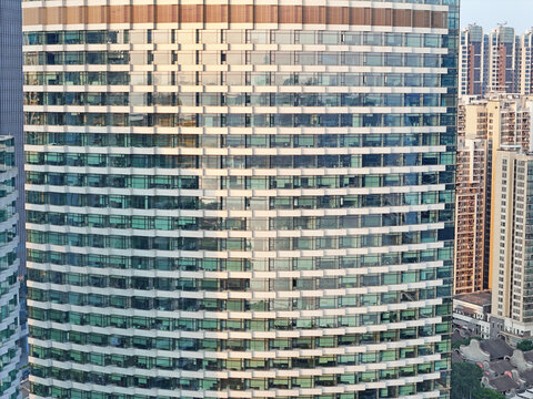 城市建筑玻璃窗户