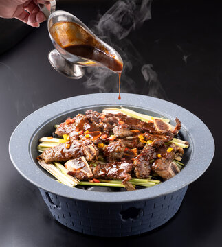 香茅黑椒牛仔骨