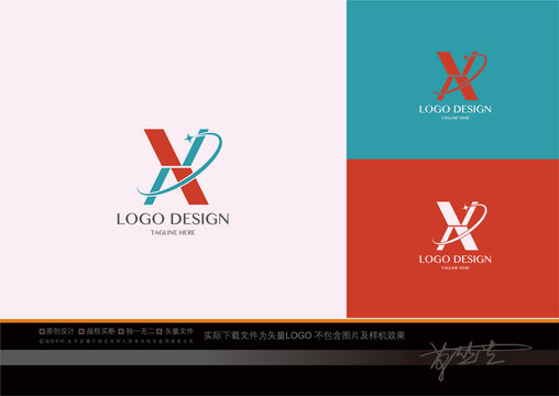X字母logo