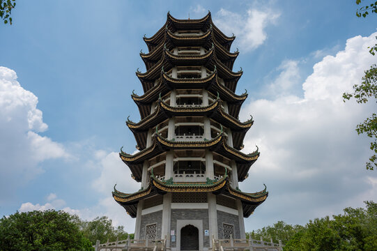 古塔十八罗汉塔七层宝塔