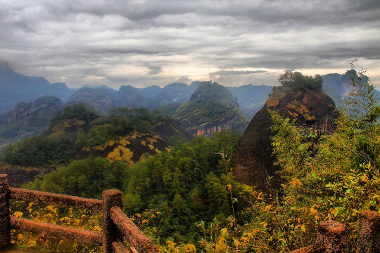 武夷山风景区青山绿水