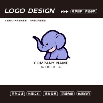 大象logo标志
