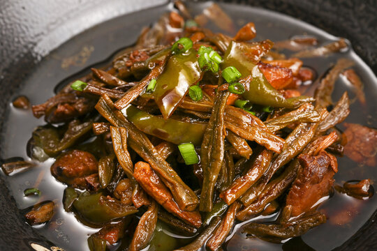 干豆角炒肉