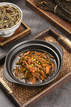 干豆角炒肉