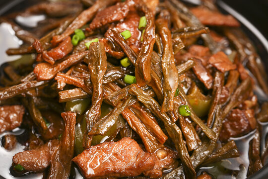 干豆角炒肉