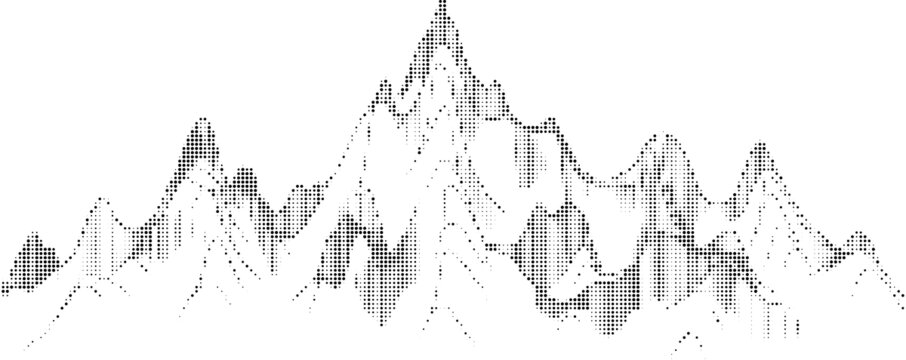 圆点镂空山