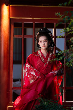 古装汉服美女人像