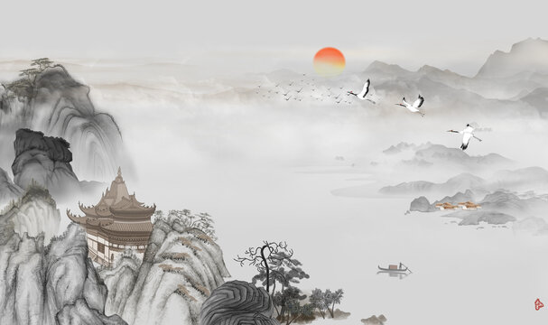 山水画