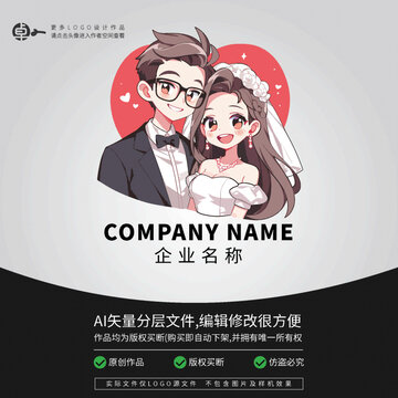 婚礼爱情头像LOGO