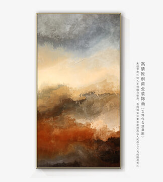 抽象油画