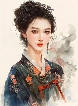 韩国古代女子