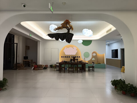 公司大厅前台