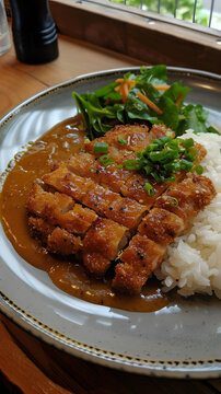 日式咖喱鸡排饭