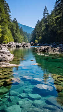 碧水丹山山涧飞瀑