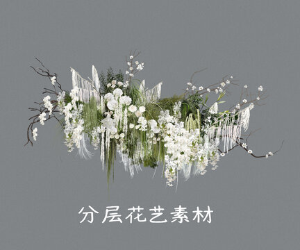 婚礼花艺手绘素材