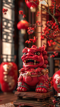 舞狮贺新年