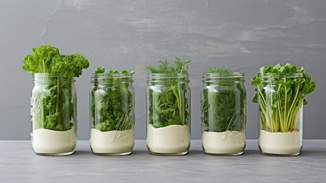 广口瓶草本植物园