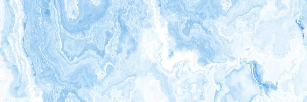 浅蓝色流水流体纹大理石