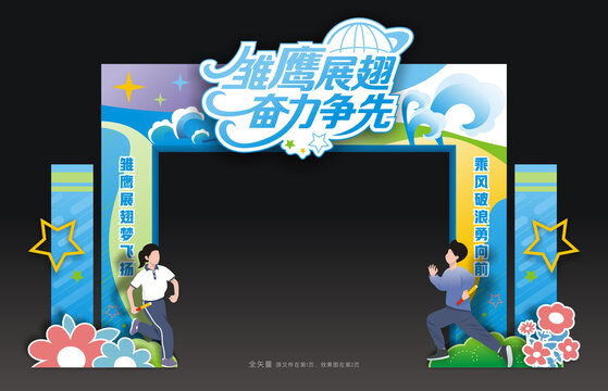 运动会门头