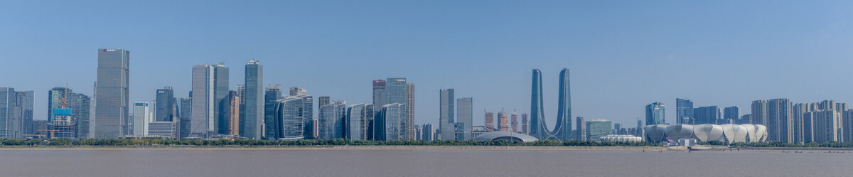 钱塘江钱江世纪城奥体中心建筑群