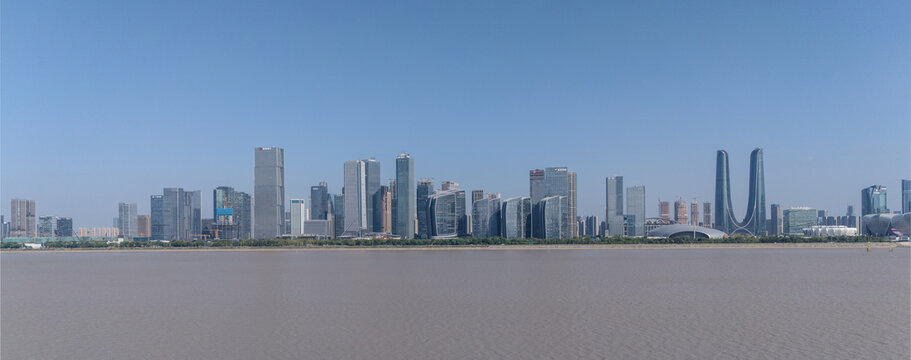 钱塘江钱江世纪城奥体中心建筑群