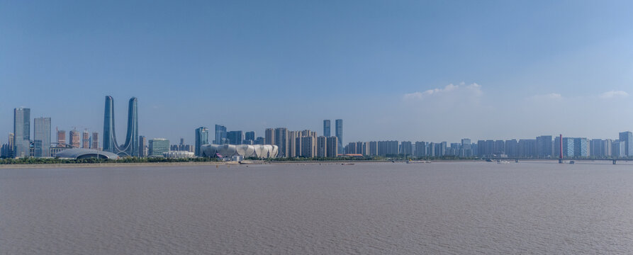钱塘江钱江世纪城奥体中心建筑群