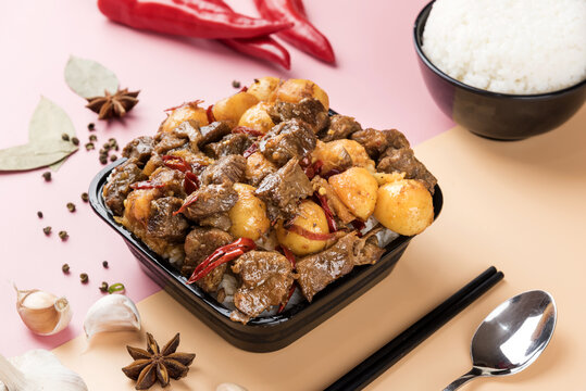 土豆炖牛肉