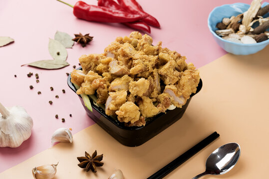 鸡排饭