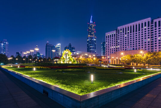 上海人民广场全景