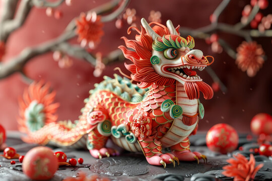 惟妙惟肖的春节龙