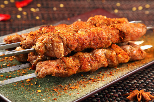 电烤羊肉串
