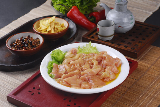 烤鸡肉
