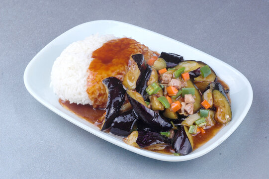 肉沫茄子饭