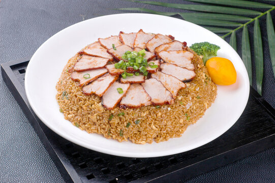 叉烧酱油炒饭