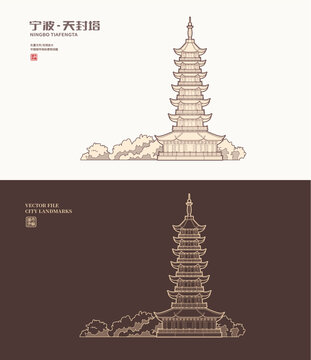 宁波天封塔