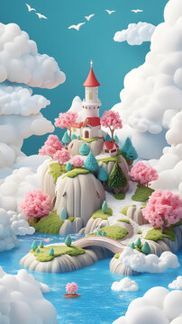 云中城堡梦幻3D
