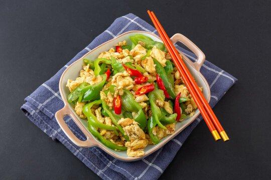 青椒炒鸡蛋