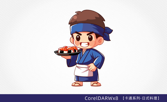 日本料理卡通人物