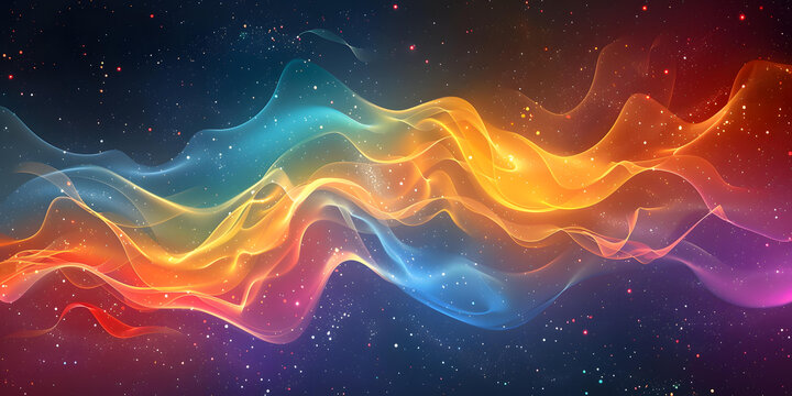七彩星云的AI图片