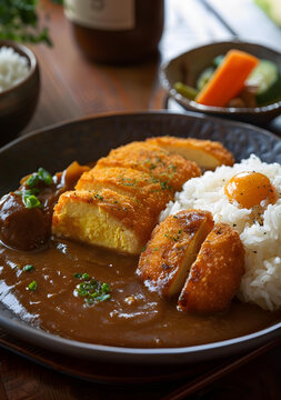日式咖喱鸡排饭